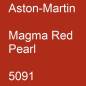 Preview: Aston-Martin, Magma Red Pearl, 5091.